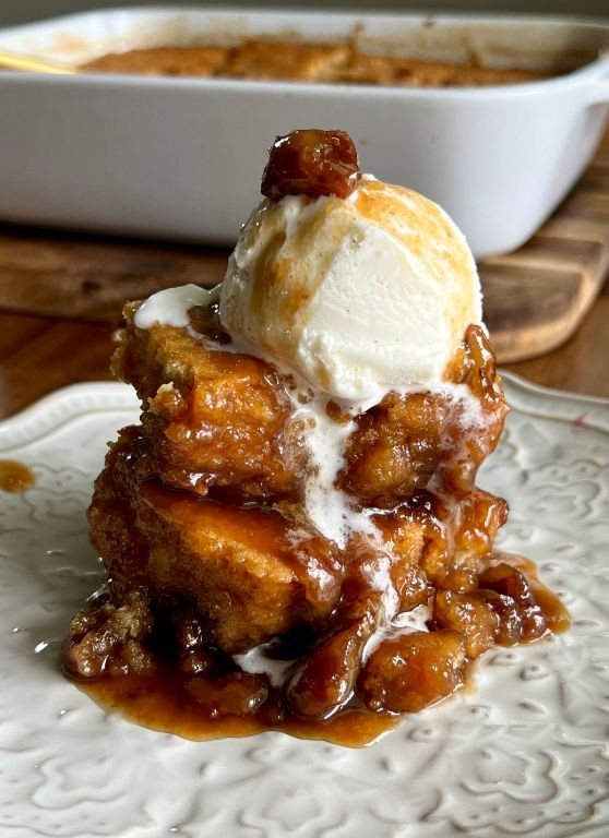 Maple Pecan Sourdough Cake
