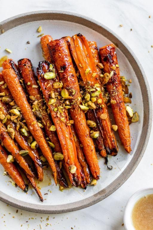 Maple-Glazed Roasted Carrots