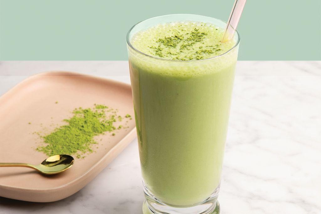 Matcha Coconut Spinach Smoothie