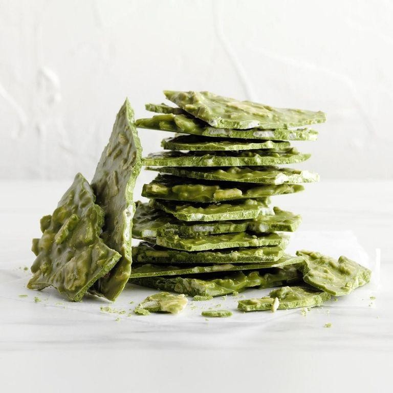 Matcha Green Tea Almond Bark