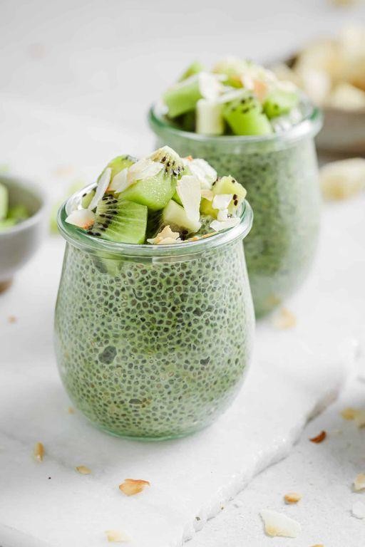 Matcha Green Tea Protein Pudding