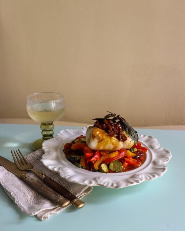Mediterranean Air Fryer Cod