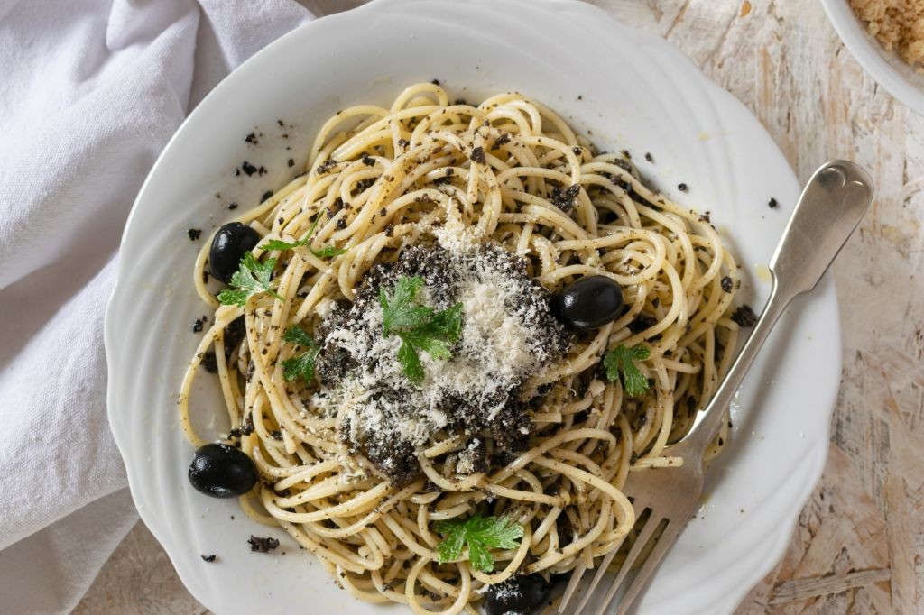 Mediterranean Black Olive Pasta
