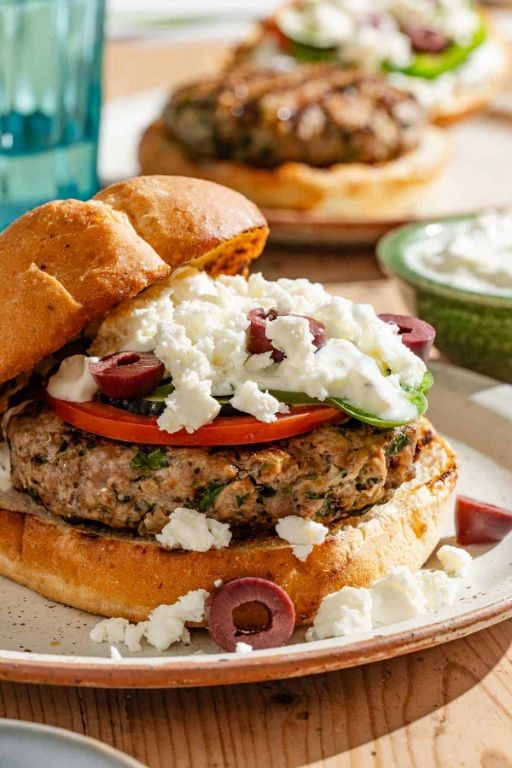 Mediterranean Herb Grilled Lamb Burgers