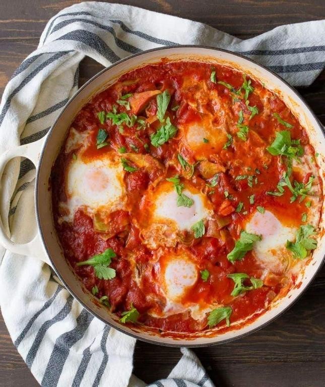 Mediterranean Shakshouka with Artichokes