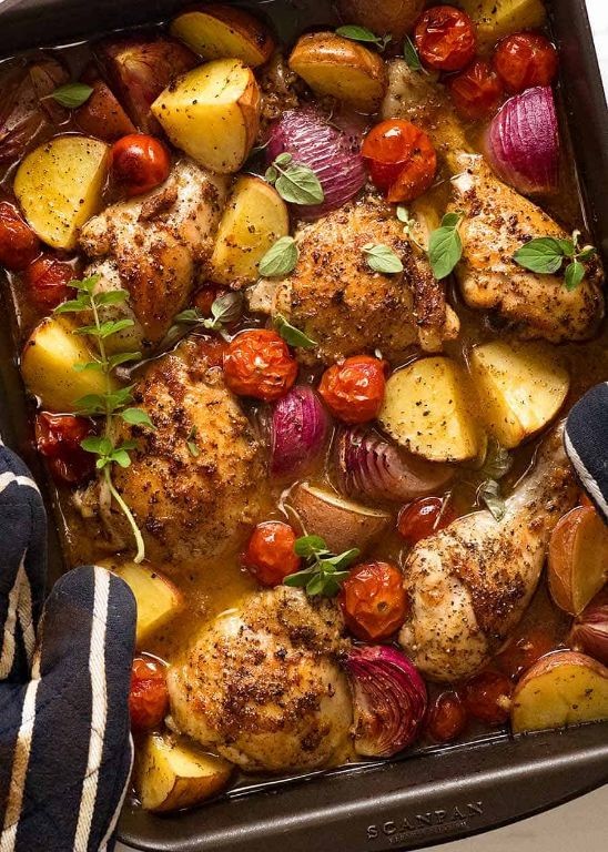 Mediterranean Style Baked Chicken Breast