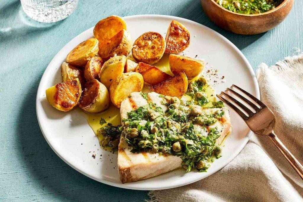 Mediterranean Tuna Steak with Capers