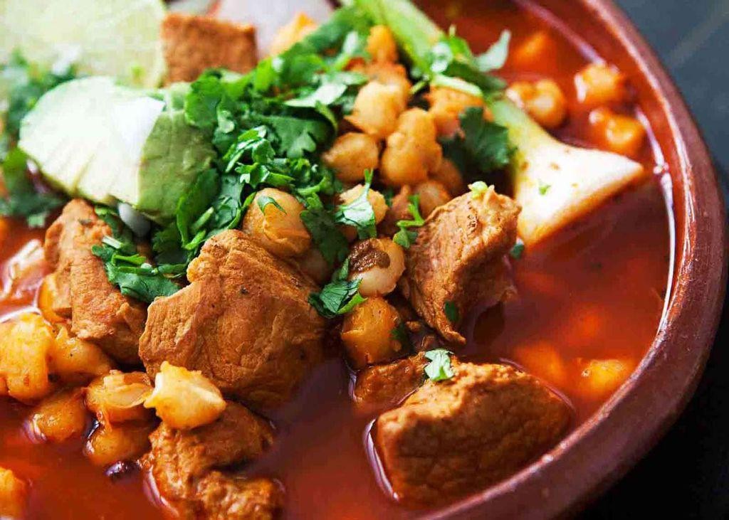 Mexican Pozole with Hominy and Pork