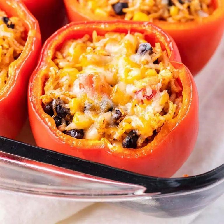 Mexican Rice Stuffed Peppers