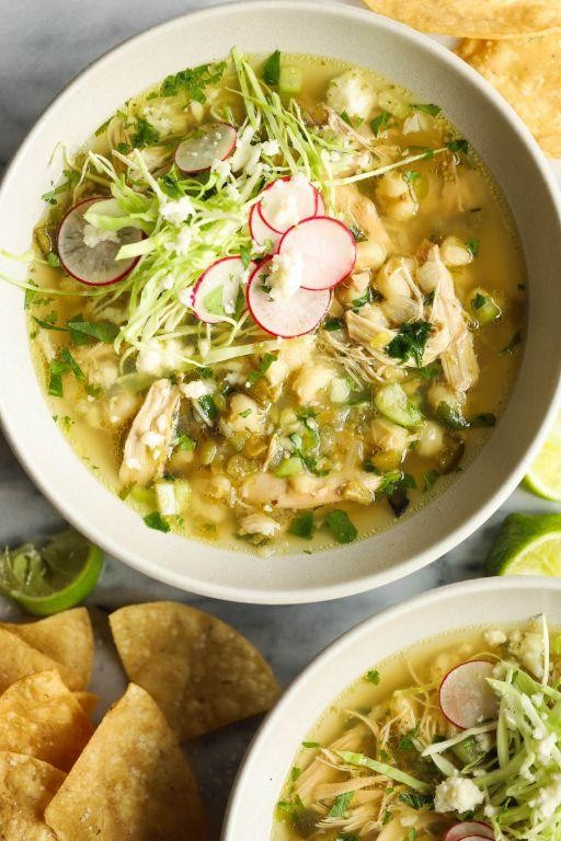 Mexican Shredded Chicken Pozole