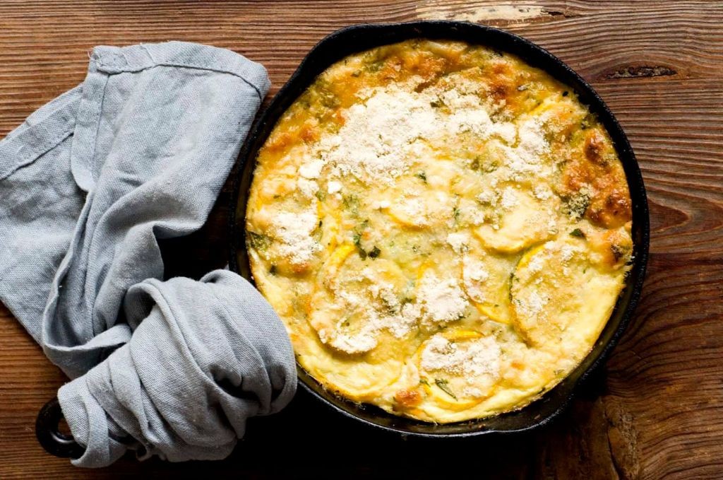 Mexican Squash Casserole with Green Chiles