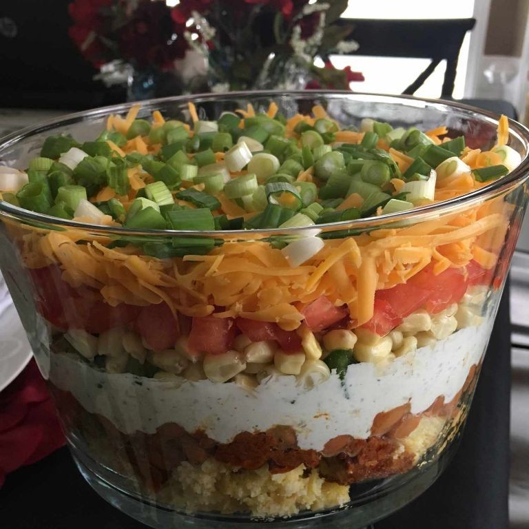 Mexican Street Cornbread Salad