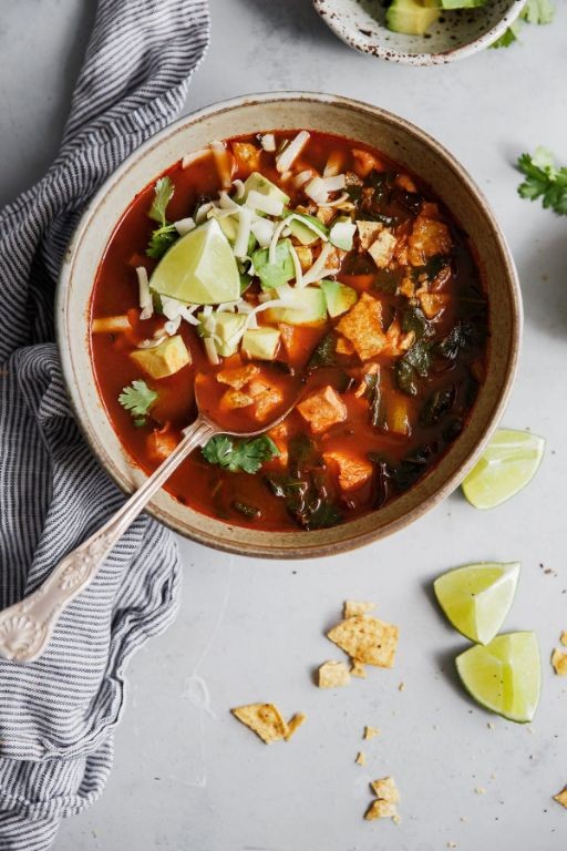 Mexican Tortilla Broth Soup