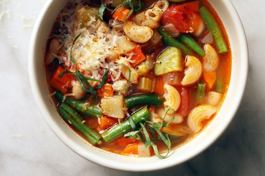 Minestrone with Fresh Herbs