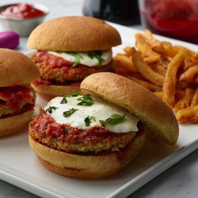 Mini Eggplant Parmesan Sliders