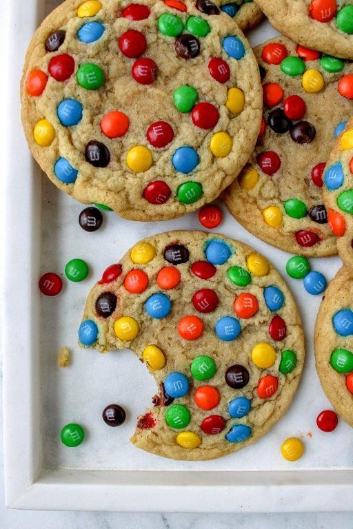 Mini M&M Cookie Pops