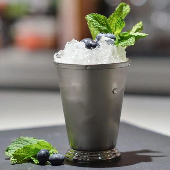 Mint Julep with a Bourbon Twist