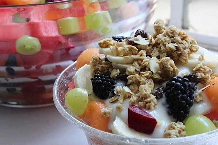 Mixed Berry and Granola Fruit Salad