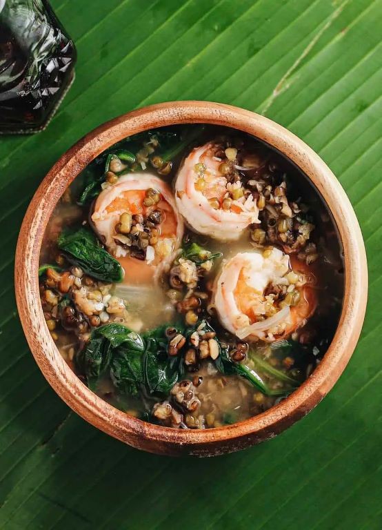 Mongo Guisado with Pork and Shrimp