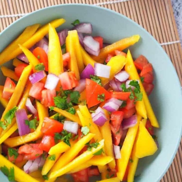 Mongo Salad with Tomatoes and Onions