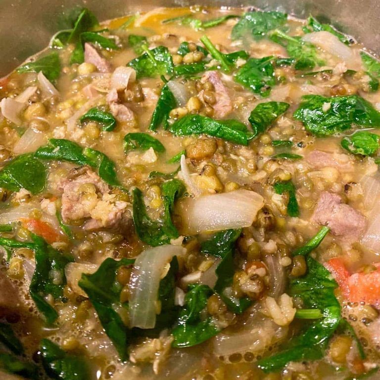 Mongo and Ground Pork Adobo