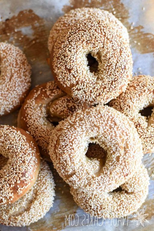 Montreal-Style Bagels with Sesame Seeds