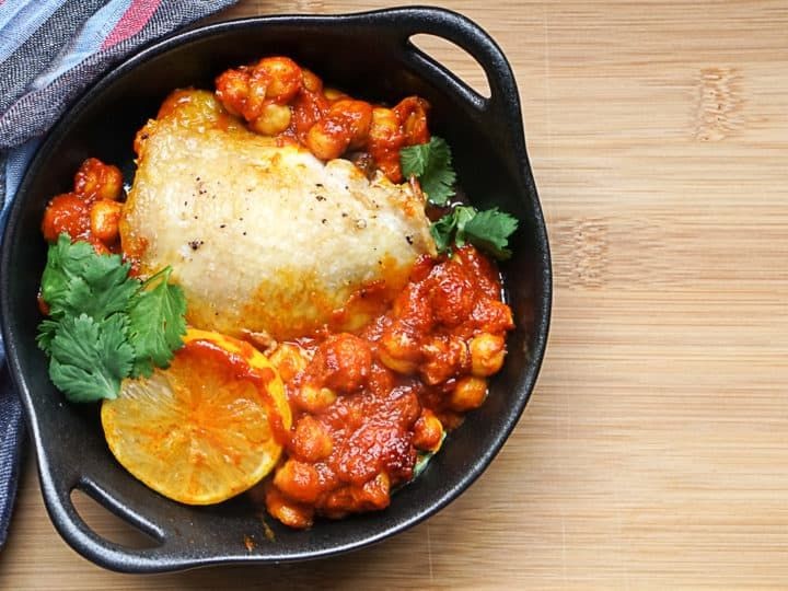 Moroccan Harissa Boiled Chicken Breast
