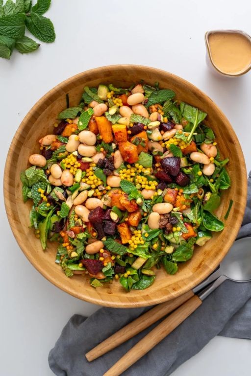 Moroccan Spiced Lentil Power Bowl with Couscous