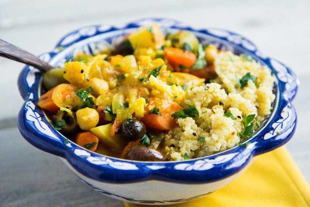 Moroccan Vegetable Tagine with Preserved Lemon