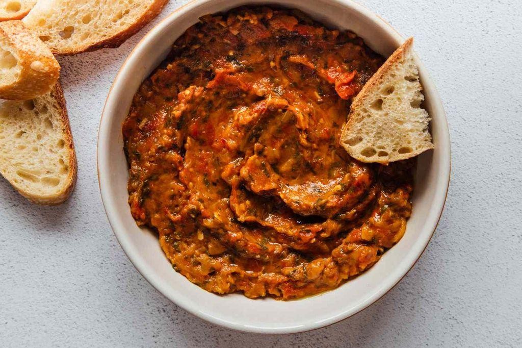 Moroccan Zaalouk (Eggplant and Tomato Dip)