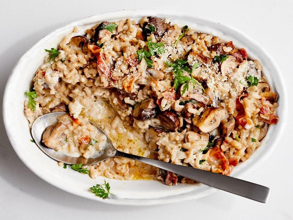 Multi Cooker Mushroom Risotto