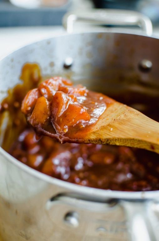 Nectarine Bourbon BBQ Sauce