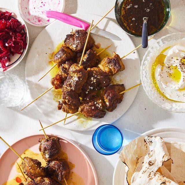 Nigelle Spiced Lamb Kebabs