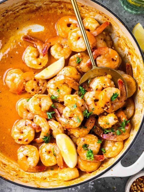 Nigelle and Garlic Butter Shrimp