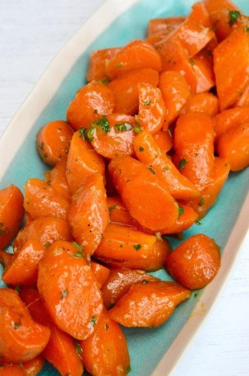 Nigelle and Honey Glazed Carrots