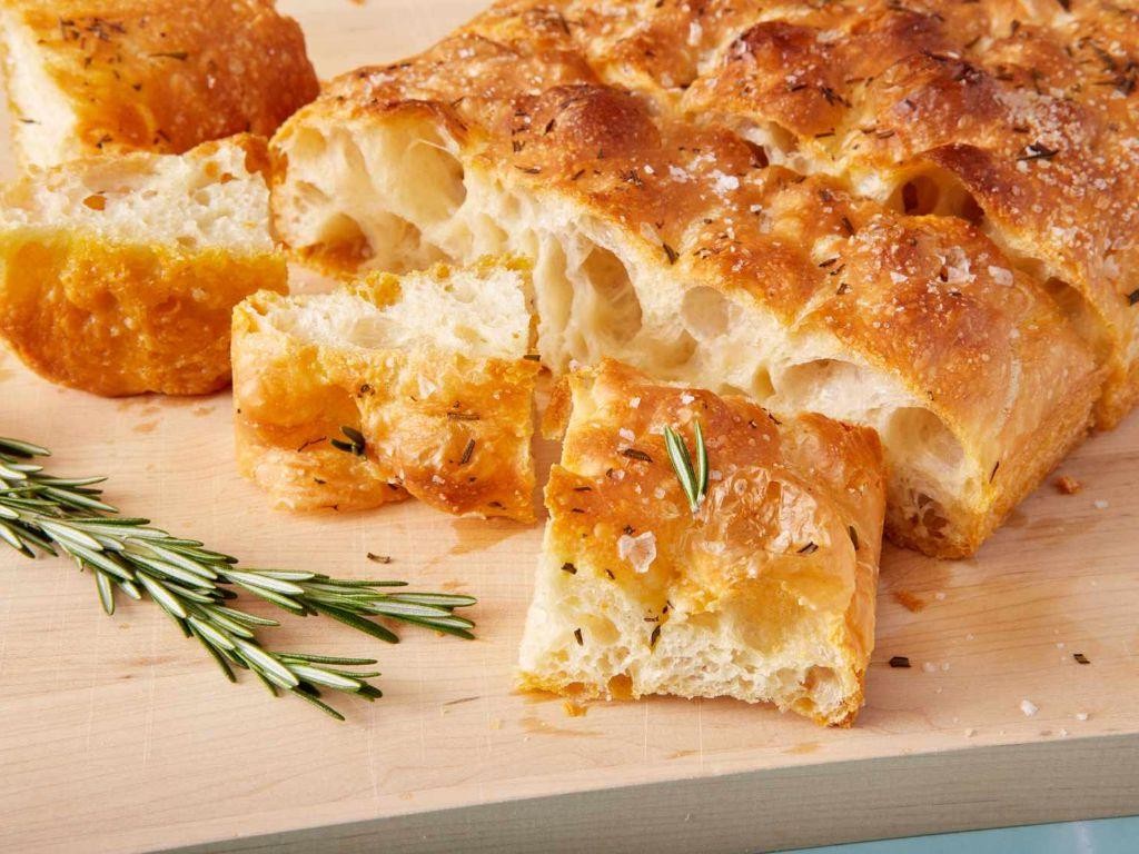 No Knead Focaccia Bread