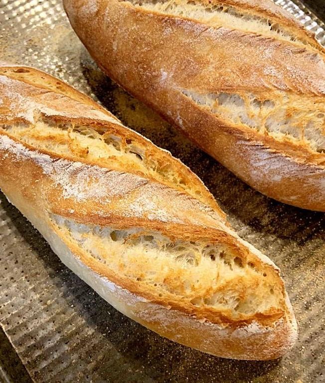 No Knead French Baguette