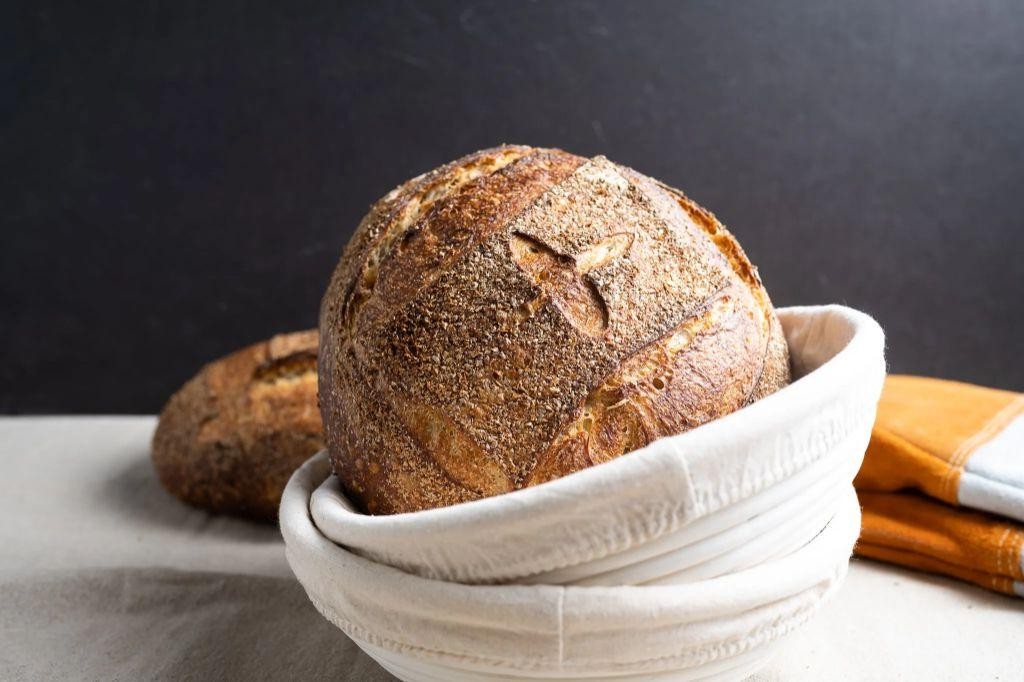 No Knead Sourdough Bread