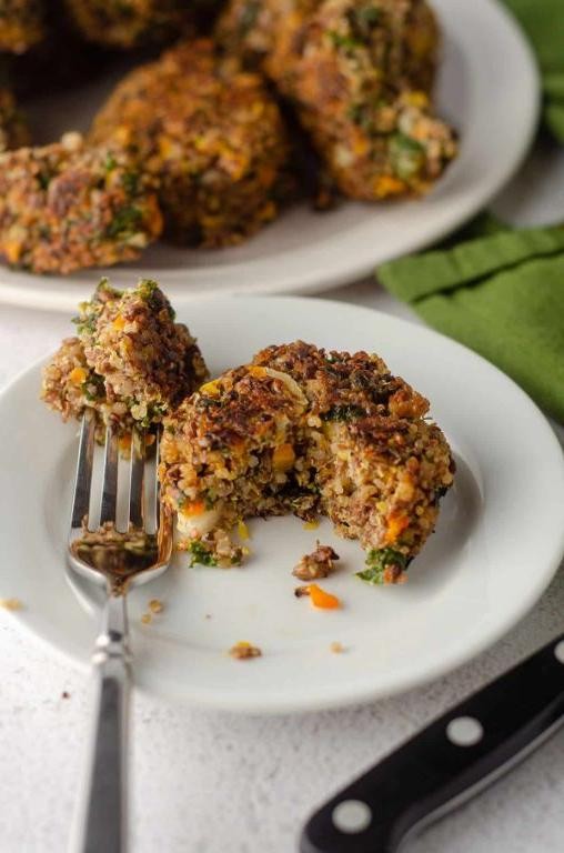 Nutty Quinoa and Veggie Cutlets