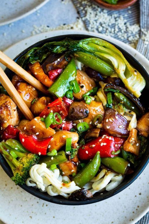 One-Pan Chicken and Onion Stir-Fry
