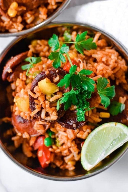 One-Pot Chorizo and Rice Skillet