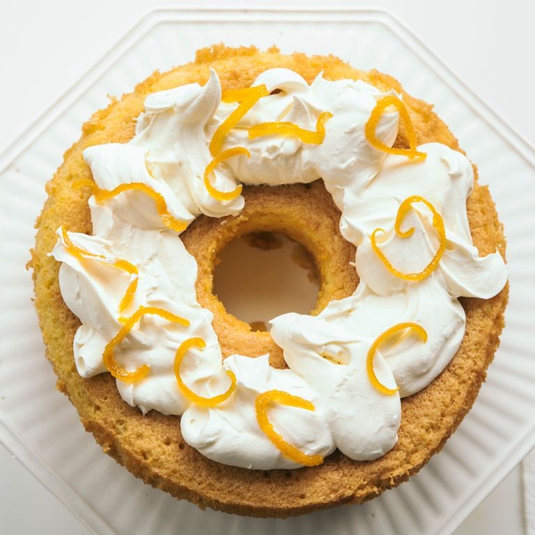 Orange Blossom Chiffon Cake