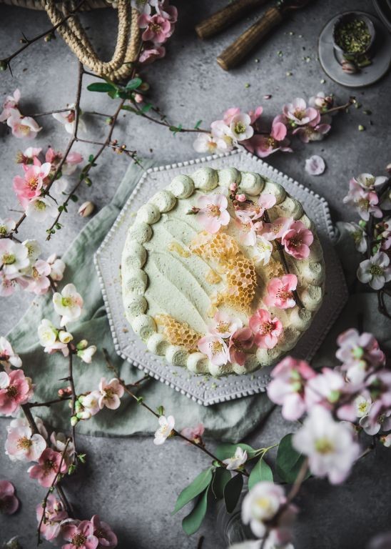 Orange Blossom Honey Steamed Cake