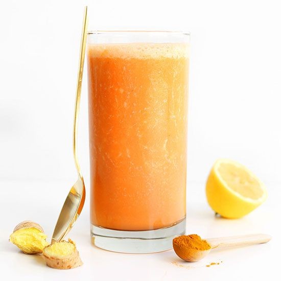 Orange Carrot Turmeric Smoothie
