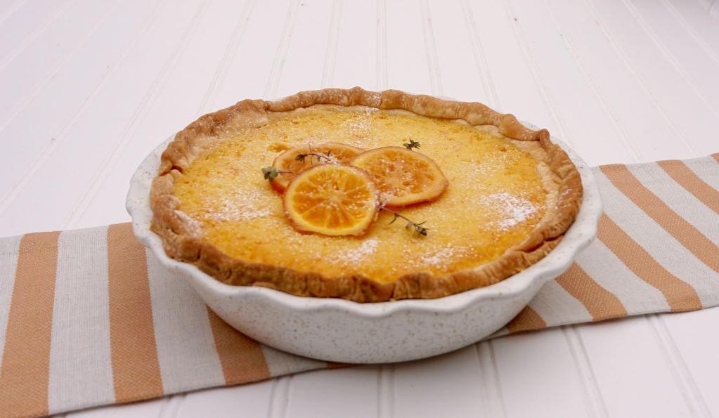 Orange Chess Pie