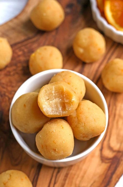 Orange Creamsicle Candy Bites