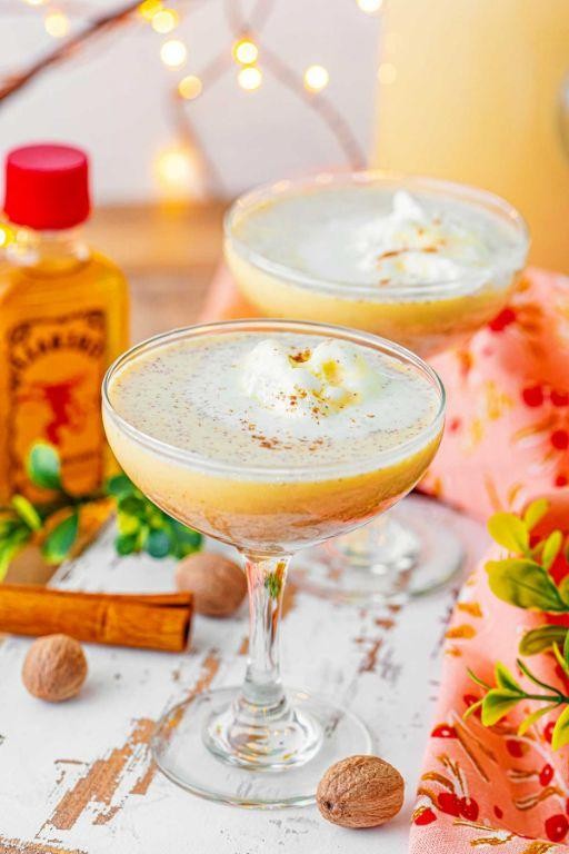 Orange Liqueur Eggnog Punch