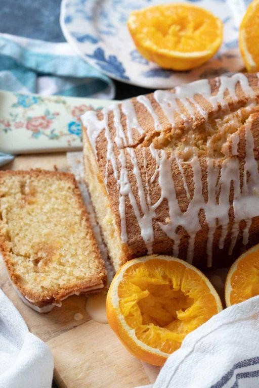 Orange and Marzipan Loaf Cake