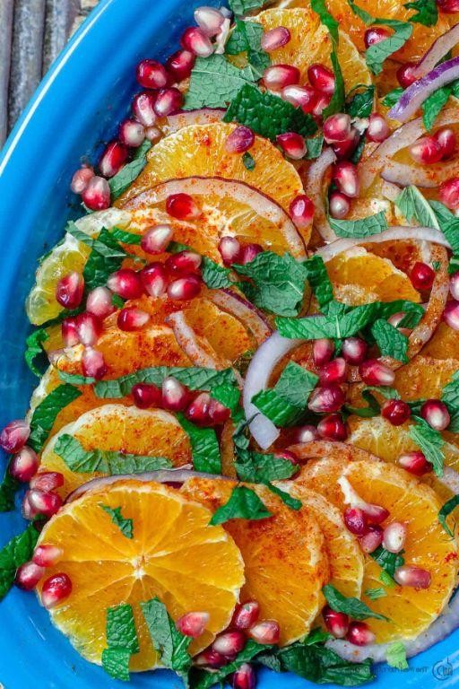 Orange and Pomegranate Fruit Salad