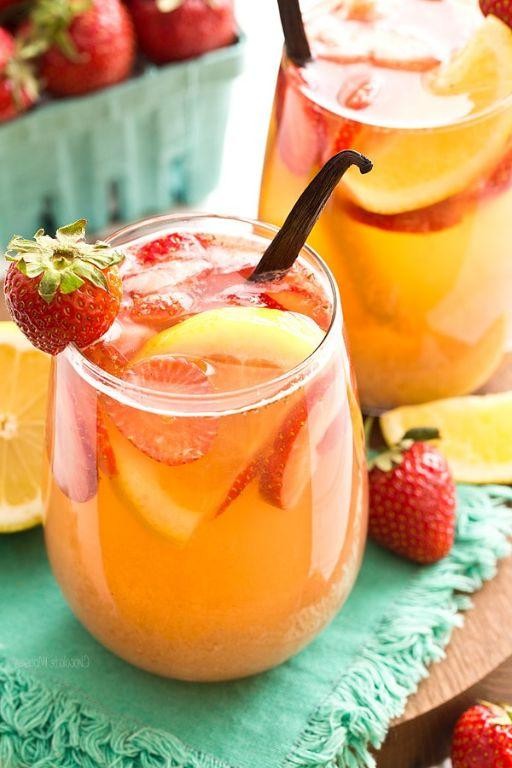 Orange and Vanilla White Sangria